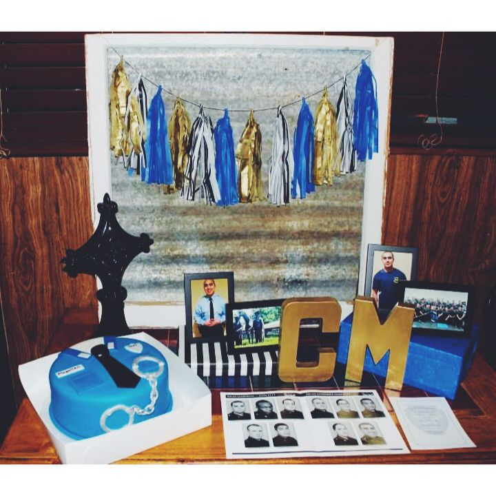 Police Academy Graduation Party Ideas
 Fort Worth Police Academy Graduation decorations for an