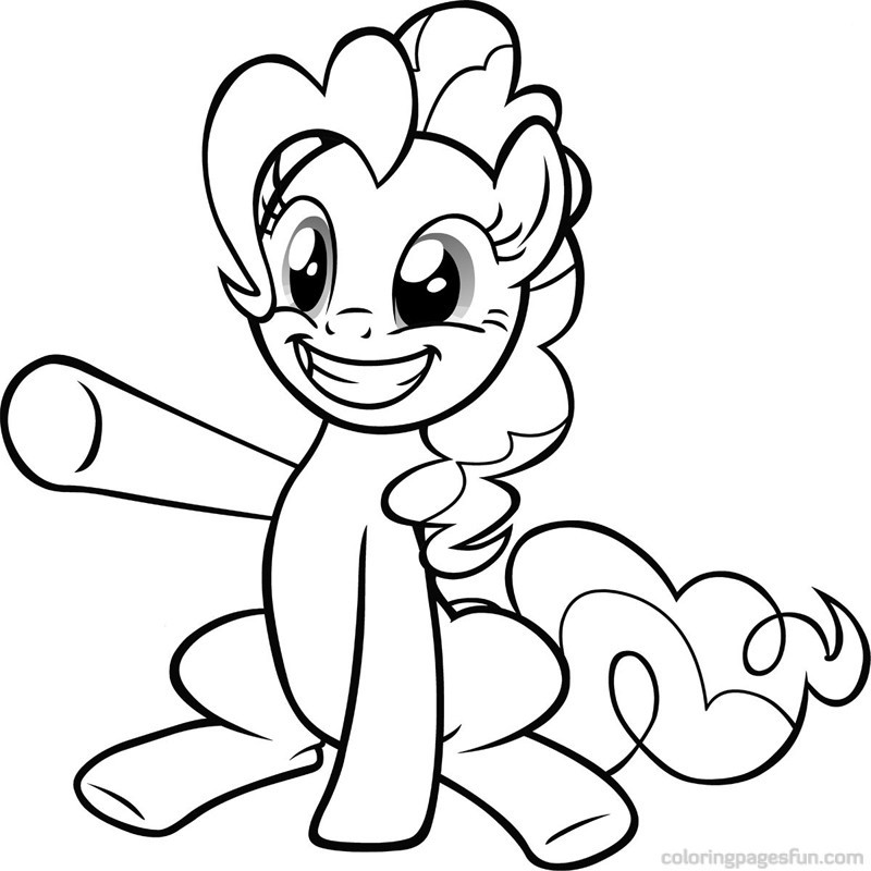 Pony Printable Coloring Pages
 My Little Pony Coloring Page AZ Coloring Pages