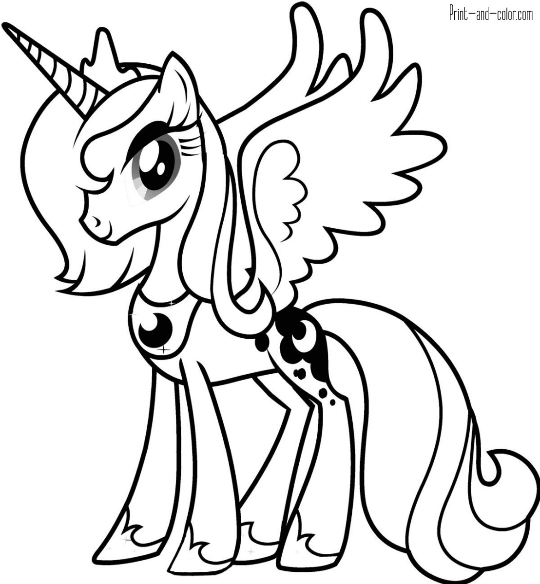 Pony Printable Coloring Pages
 My Little Pony coloring pages