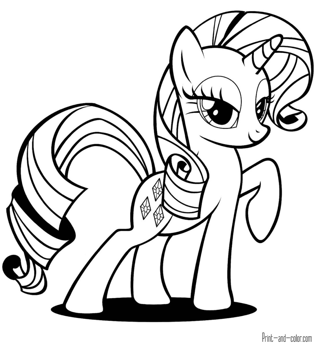 Pony Printable Coloring Pages
 My Little Pony coloring pages