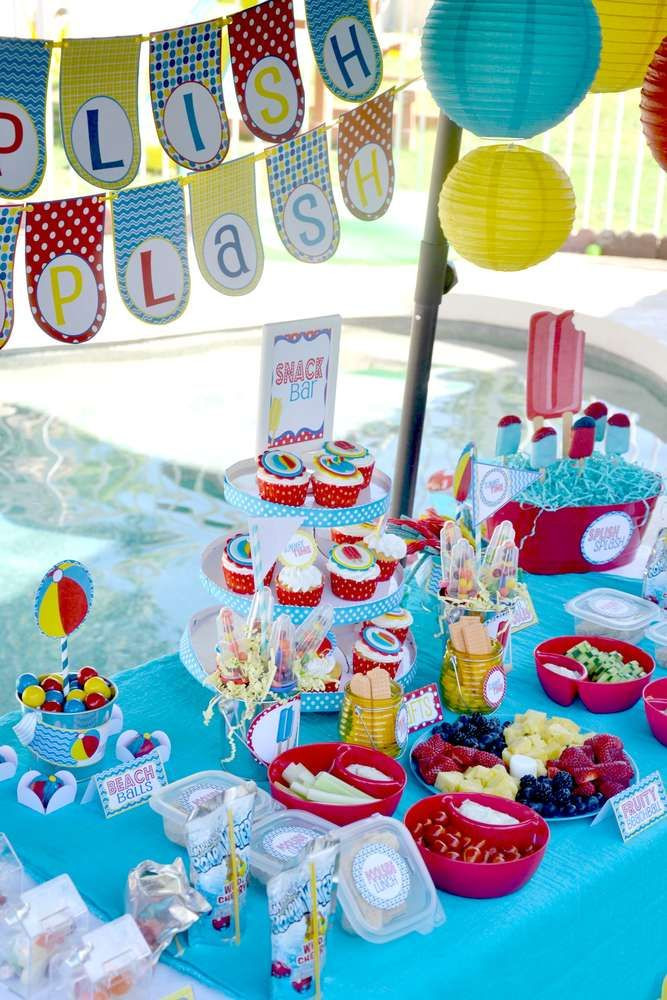Pool Party Birthday Ideas
 252 best Pool & Beach Party Ideas images on Pinterest