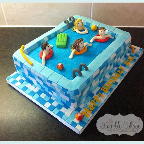 Pool Party Cake Ideas
 Bumble Cottage Cakes Gallery Childrens