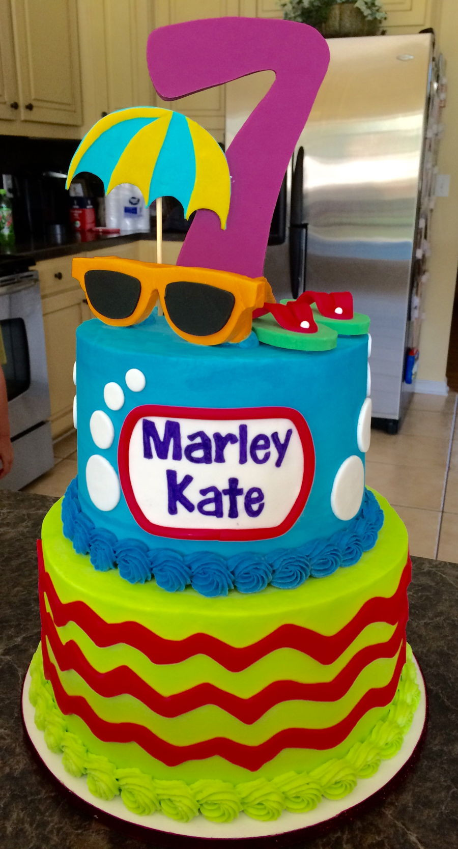 Pool Party Cake Ideas For Birthdays
 Pool Party Cake CakeCentral