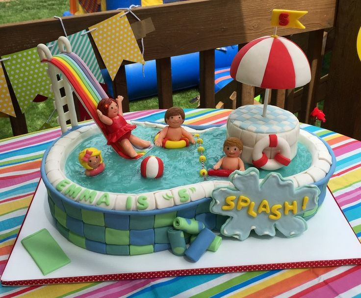 Pool Party Cake Ideas For Birthdays
 88 best images about Pool Cakes on Pinterest