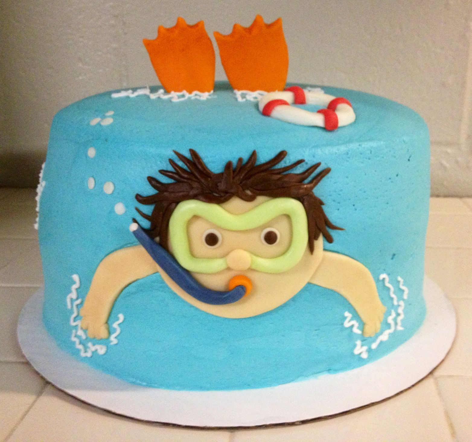 Pool Party Cake Ideas For Birthdays
 Pool party birthday cake Cake ideas