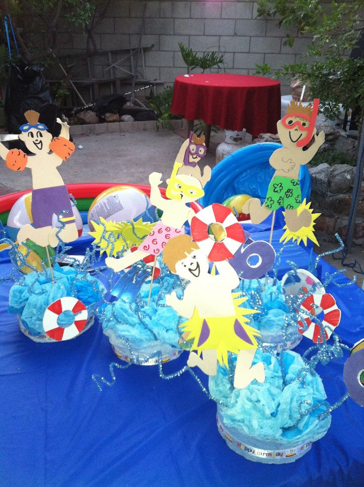 Pool Party Centerpieces Ideas
 52 best Pool party images on Pinterest