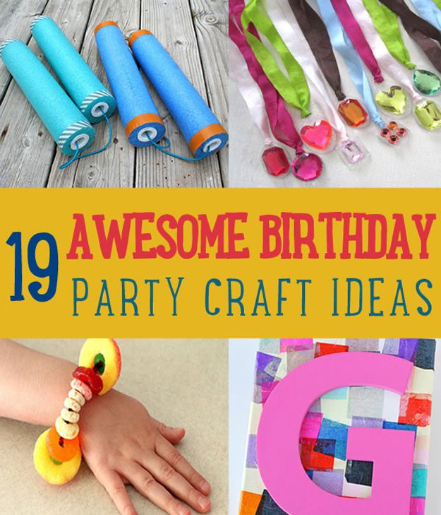 Pool Party Craft Ideas
 19 Awesome Birthday Party Craft Ideas that Will Make Your