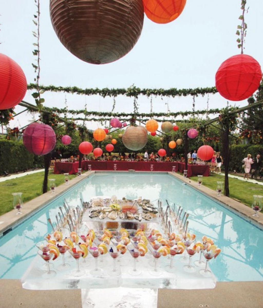 Pool Party Decoration Ideas
 Wedding Reception Pool Party Decorating Ideas – New