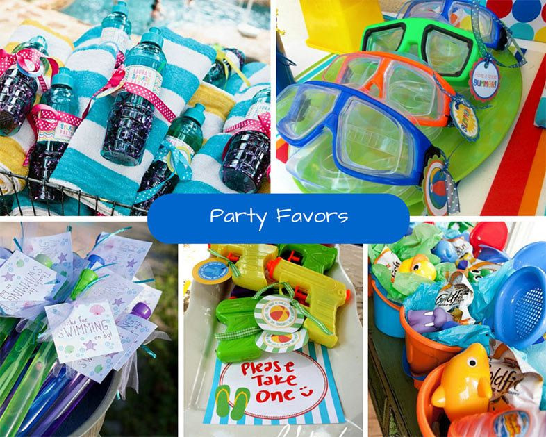 Pool Party Favor Ideas For Kids
 Kids Pool Party Ideas