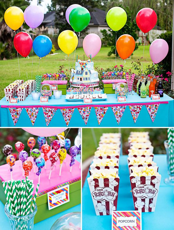 Pool Party Ideas For 6 Year Olds
 Aniversário colorido UP Altas Aventuras