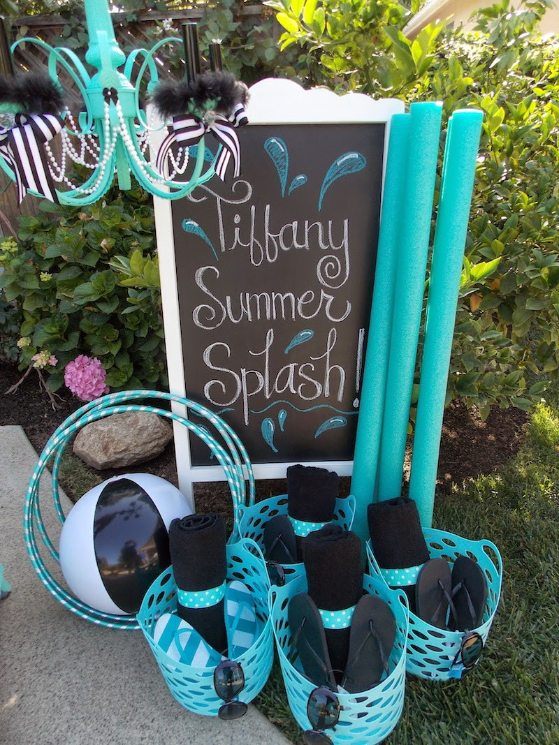 Pool Party Ideas For Sweet 16
 Tiffany Summer Splash