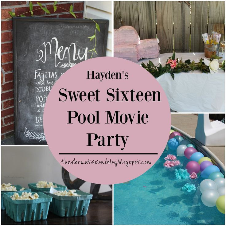 Pool Party Ideas For Sweet 16
 17 Best images about Party Plans on Pinterest