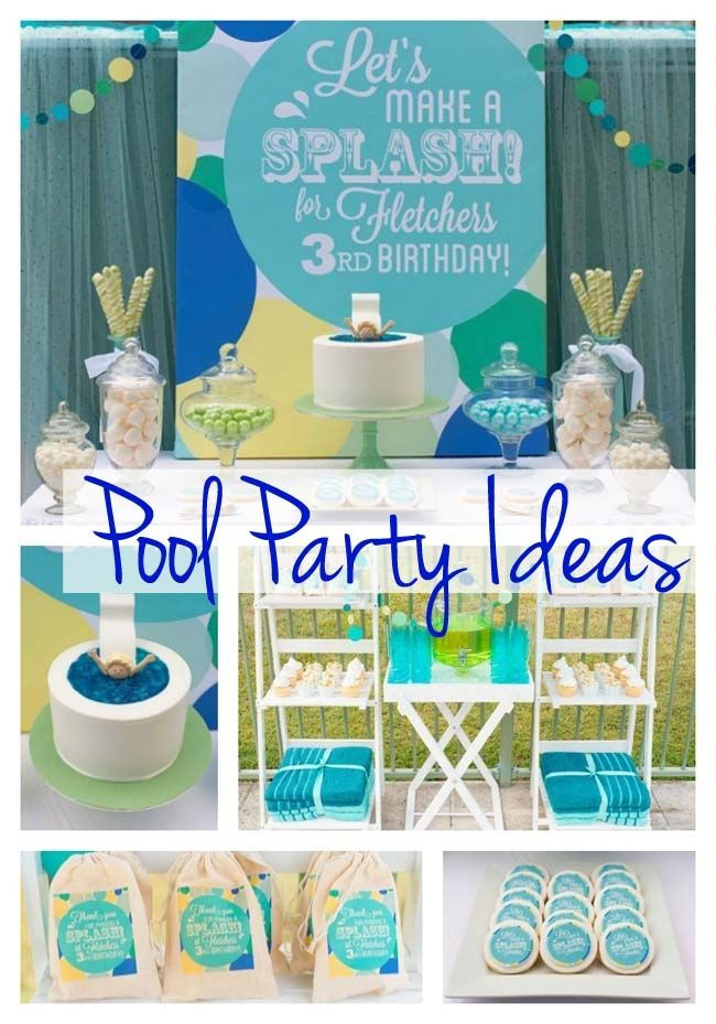 Pool Party Invitation Ideas
 Best 25 Pool parties ideas on Pinterest