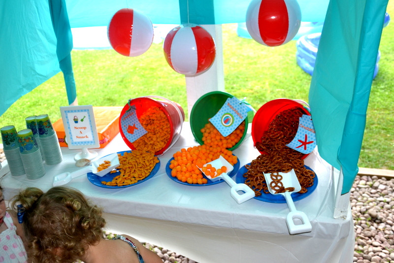 Pool Party Snack Ideas
 Backyard Beach Party on a Bud