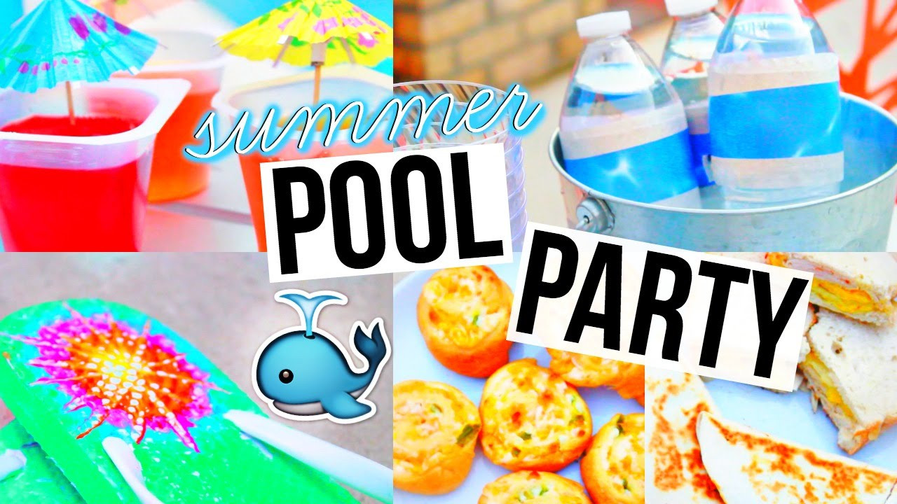 Pool Party Snack Ideas
 DIY POOL PARTY Snacks Decor & More
