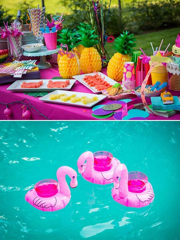 Poolside Party Decoration Ideas
 25 best ideas about Pool Party Themes on Pinterest