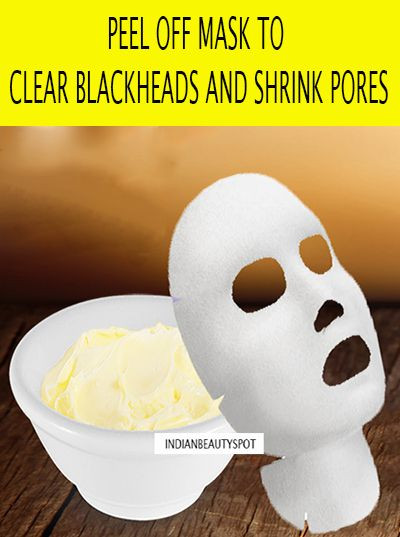 Pore Shrinking Mask DIY
 DIY peel off mask Clear Blackheads and shrink pores
