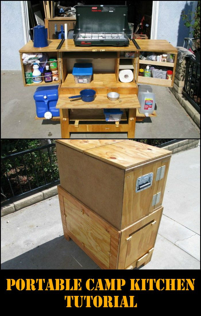 Portable Outdoor Kitchen
 Build a Portable Camp Kitchen For Your Next Picnic or