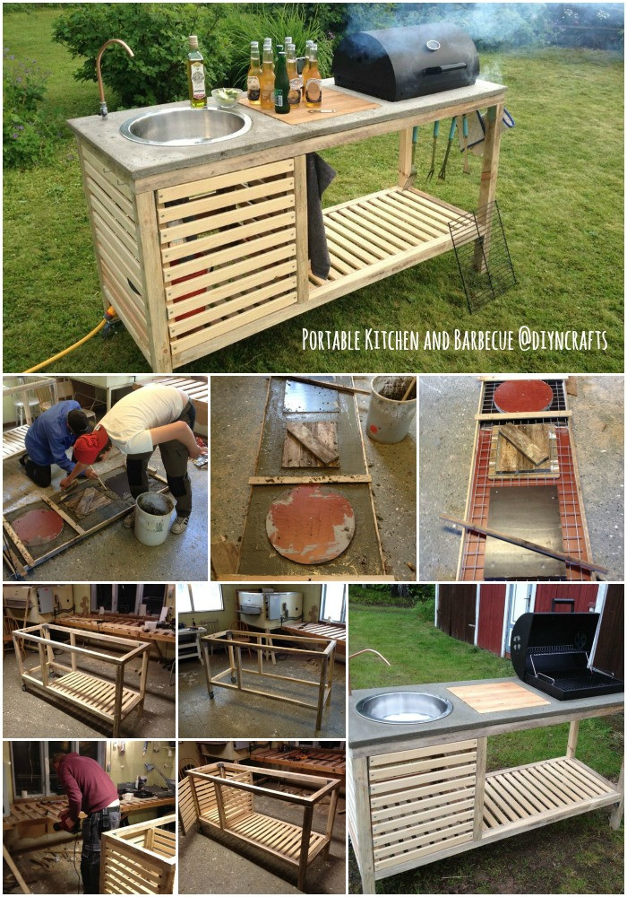 Portable Outdoor Kitchen
 Brilliant Outdoor Project Build Your Own All in e