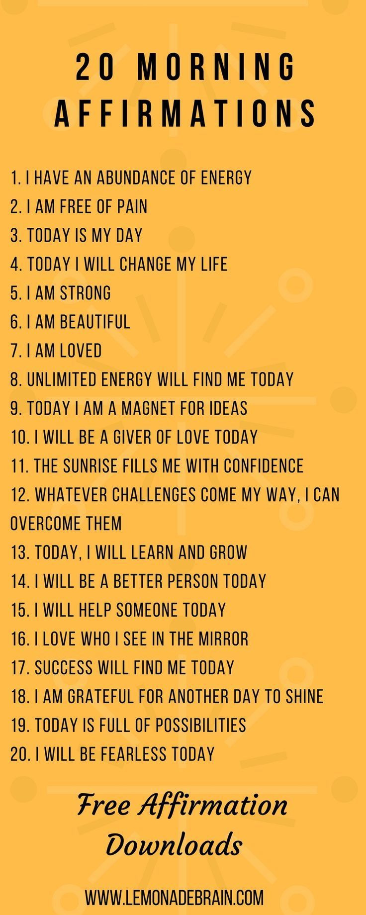 Positive Affirmations Quotes
 Positive Affirmations Plus Free Downloadable files