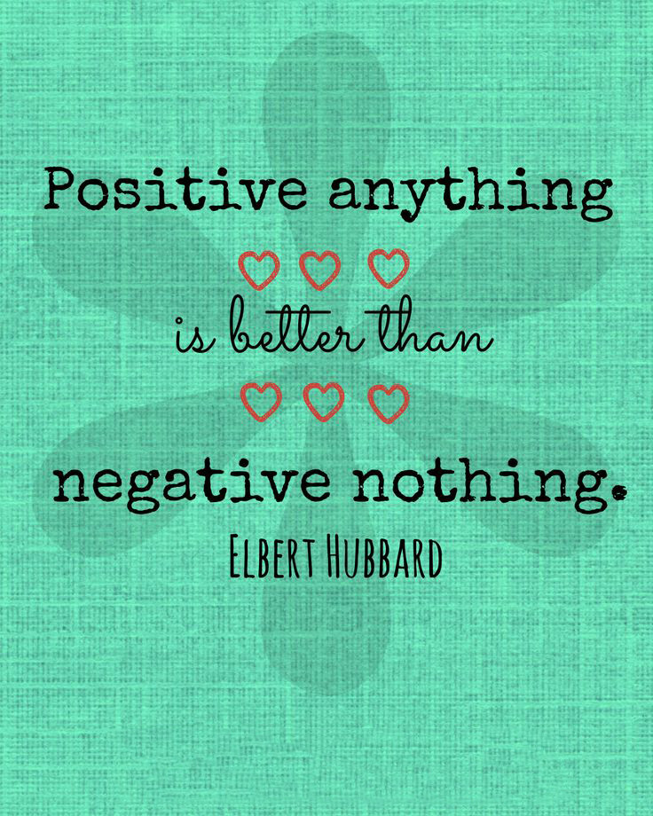 Positive And Negative Quotes
 Be Negative But Positive Quotes Past QuotesGram