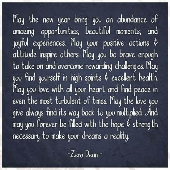 Positive New Year Quotes
 Inspirational Picture Quotes May the new year bring you