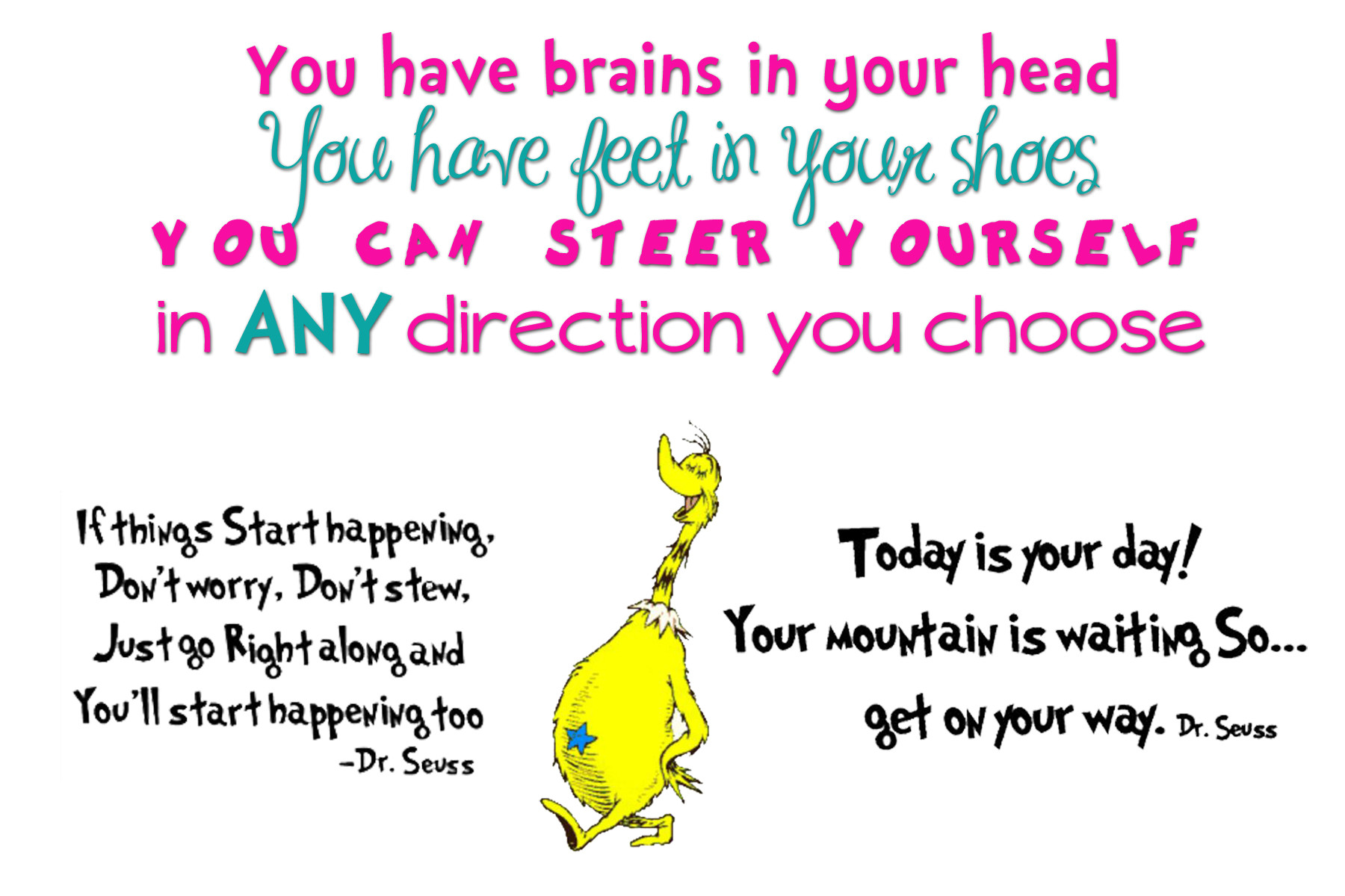 Positive Quotes For Children
 Happy Birthday Dr Seuss
