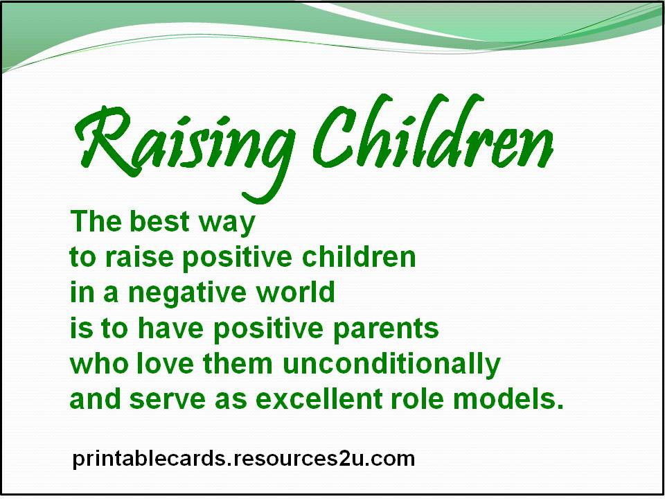 Positive Quotes For Children
 Best Parents Quotes QuotesGram