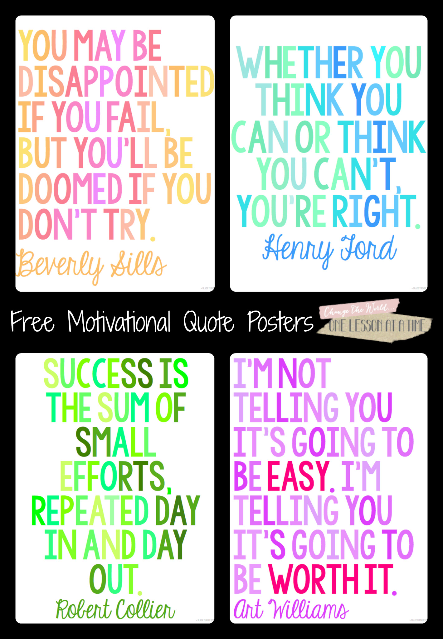 Positive Quotes For Children
 Motivational Quotes for State Testing Free Posters
