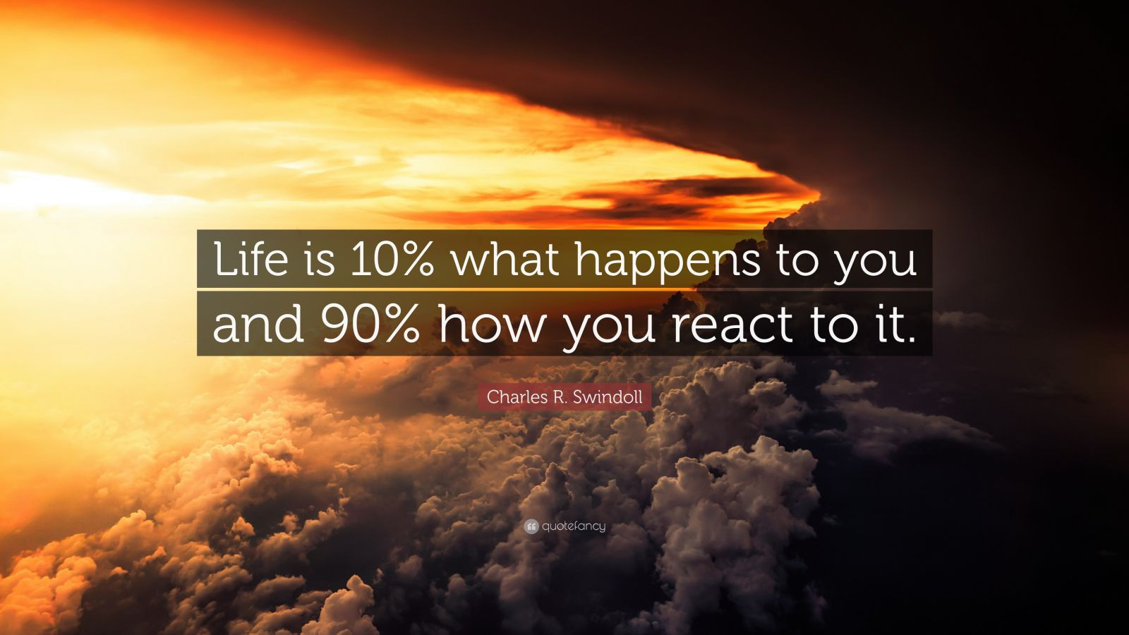 Positive Quotes Images
 Charles R Swindoll Quote “Life is what happens to
