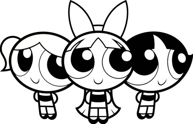 Powder Puff Boys Coloring Pages
 Powerpuff girls SVG file SVG files Pinterest