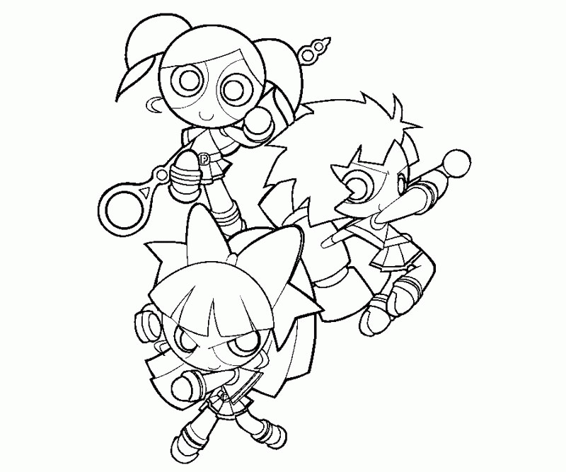 Powder Puff Boys Coloring Pages
 Powerpuff Girls Z Coloring Pages Coloring Home