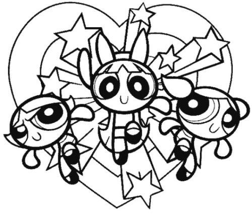 Powder Puff Boys Coloring Pages
 Powerpuff girls Coloring pages and Coloring on Pinterest
