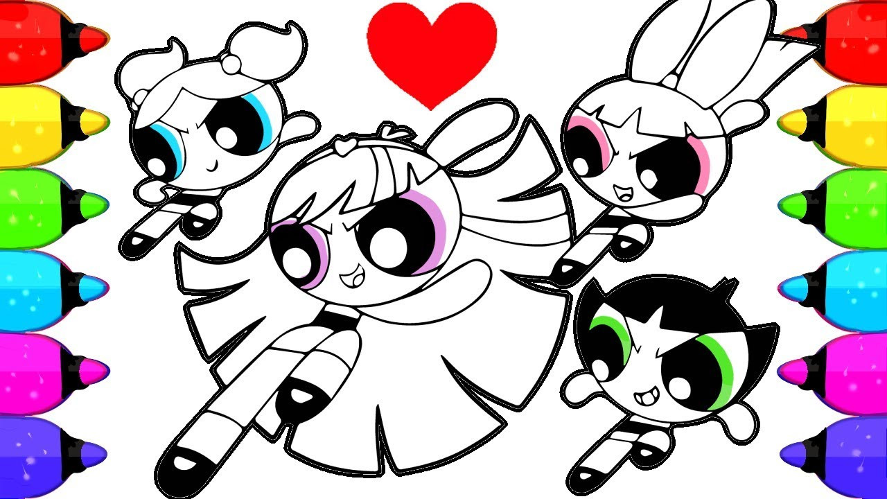Power Puff Girls Coloring Book
 Powerpuff Girls Coloring Book Pages for Kids