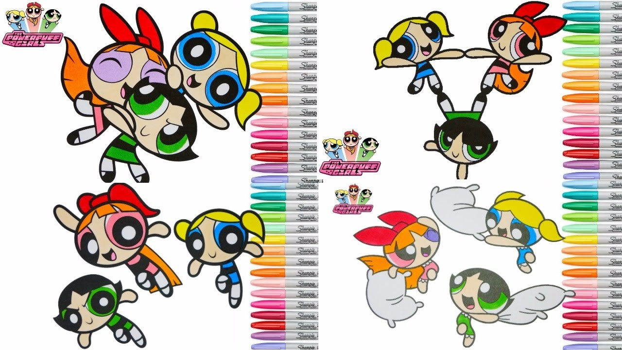 Power Puff Girls Coloring Book
 Powerpuff Girls Coloring Book pilation Video Blossom