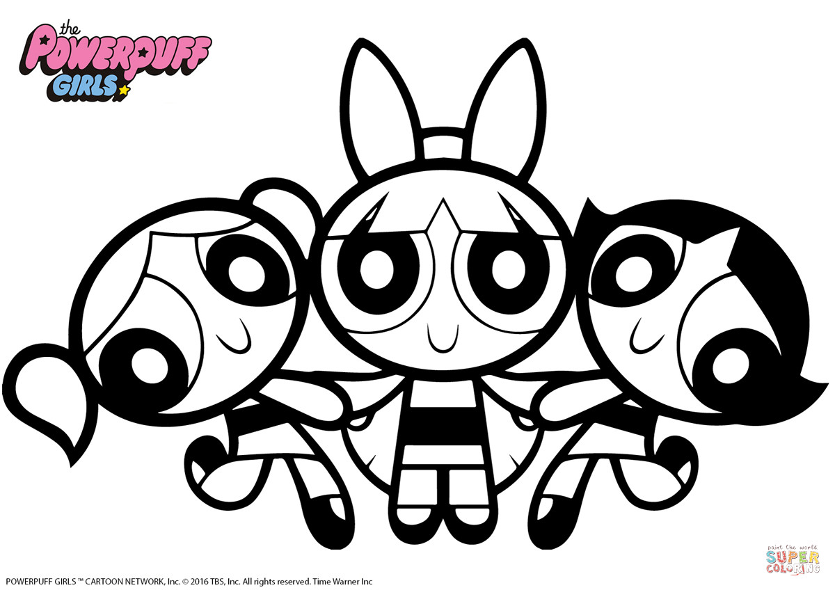 Power Puff Girls Coloring Book
 Powerpuff Girls coloring page