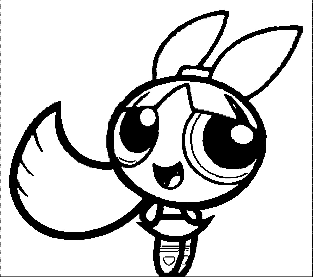 Powerpuff Girls Blossom Coloring Pages
 Powerpuff Blossom Coloring Pages