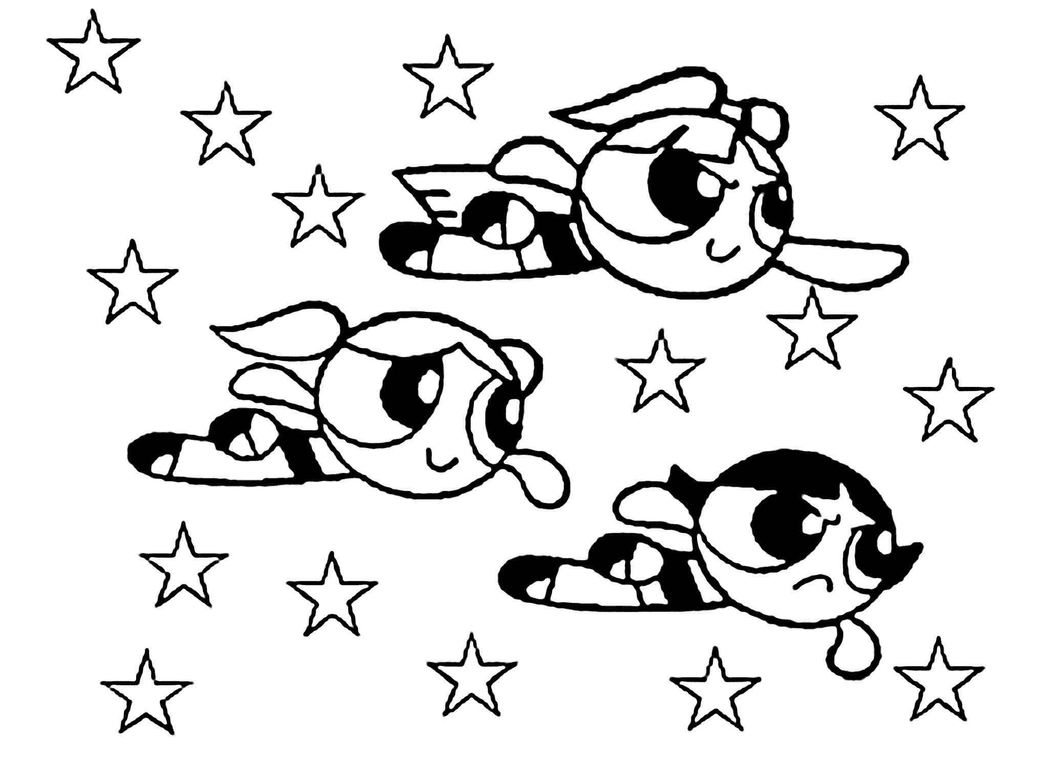Powerpuff Girls Brothers Coloring Pages
 Powerpuff girls flying coloring pages for kids printable