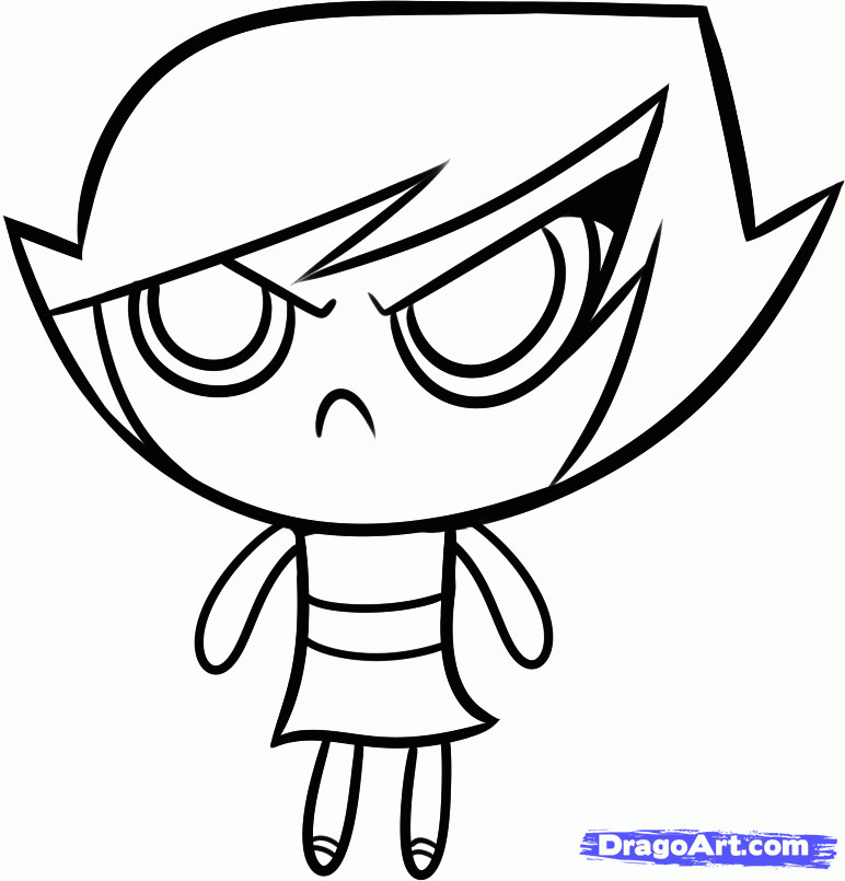 Powerpuff Girls Buttercup Coloring Pages
 How to Draw Buttercup Buttercup from The Powerpuff Girls