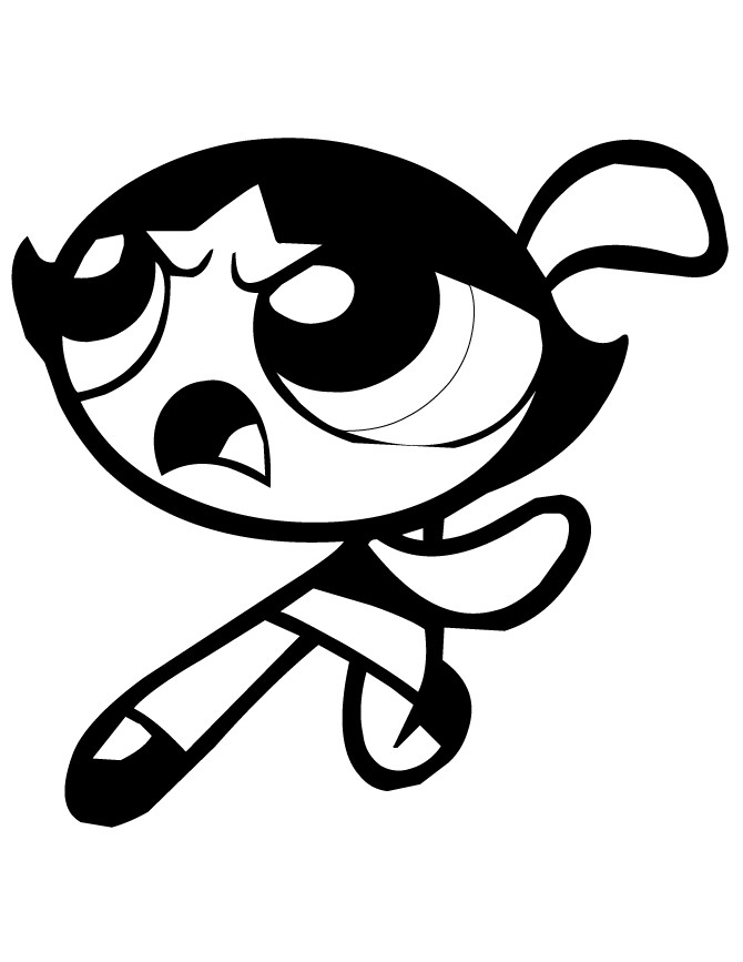 Powerpuff Girls Buttercup Coloring Pages
 Powerpuff Girls Buttercup Coloring Page