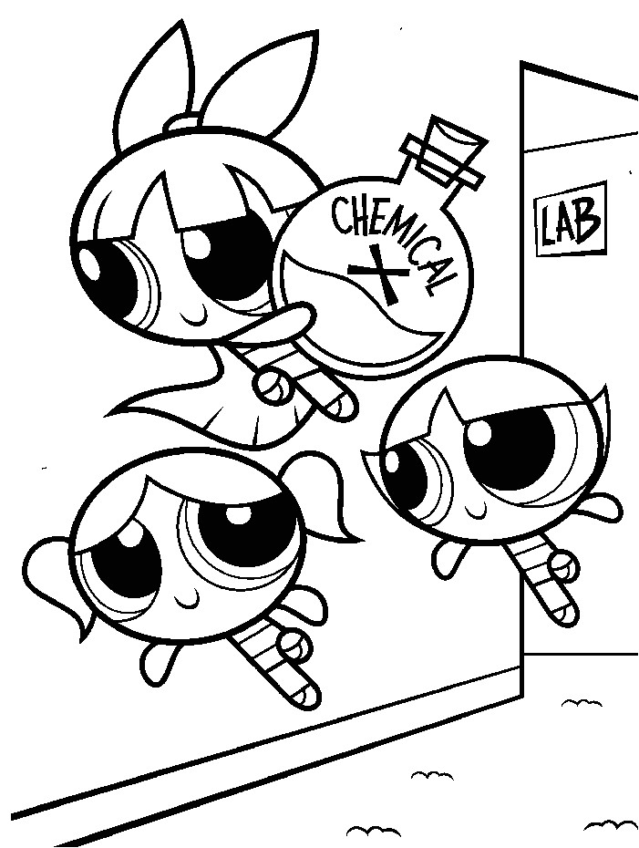 Powerpunk Girls Coloring Pages
 The Powerpuff Girls Coloring Pages Coloring Home