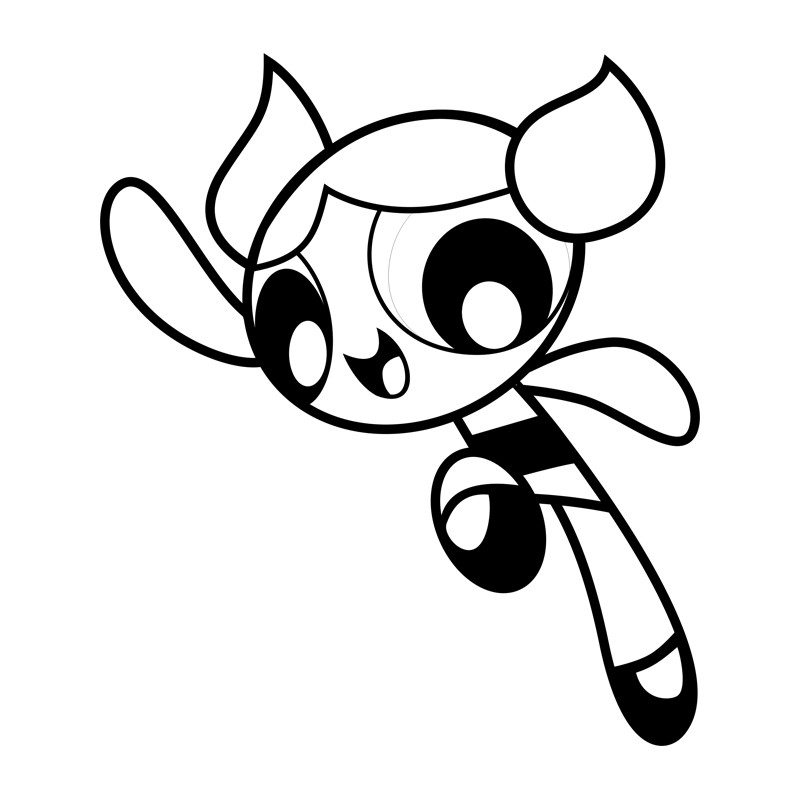 Powerpunk Girls Coloring Pages
 Free Printable Powerpuff Girls Coloring Pages For Kids