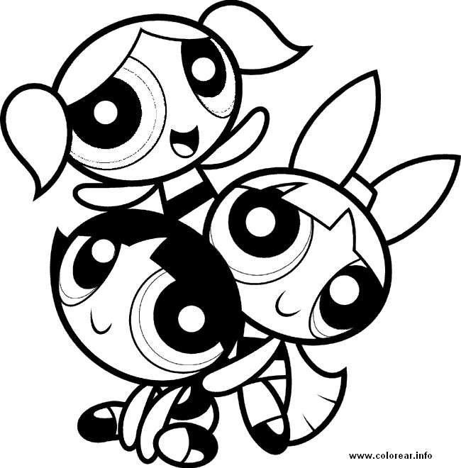 Powerpunk Girls Coloring Pages
 the powerpuff girls coloring pages Free