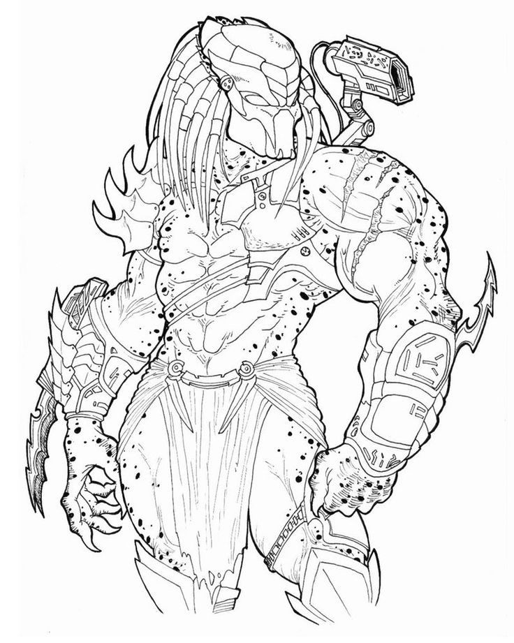 Predator Coloring Pages
 Gold Predator By Bender18 by Ronniesolano on DeviantArt