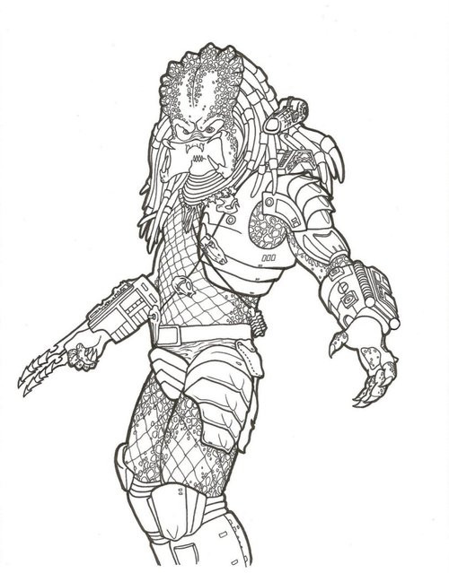 Predator Coloring Pages
 Predator Coloring Pages For Kids Disney Coloring Pages