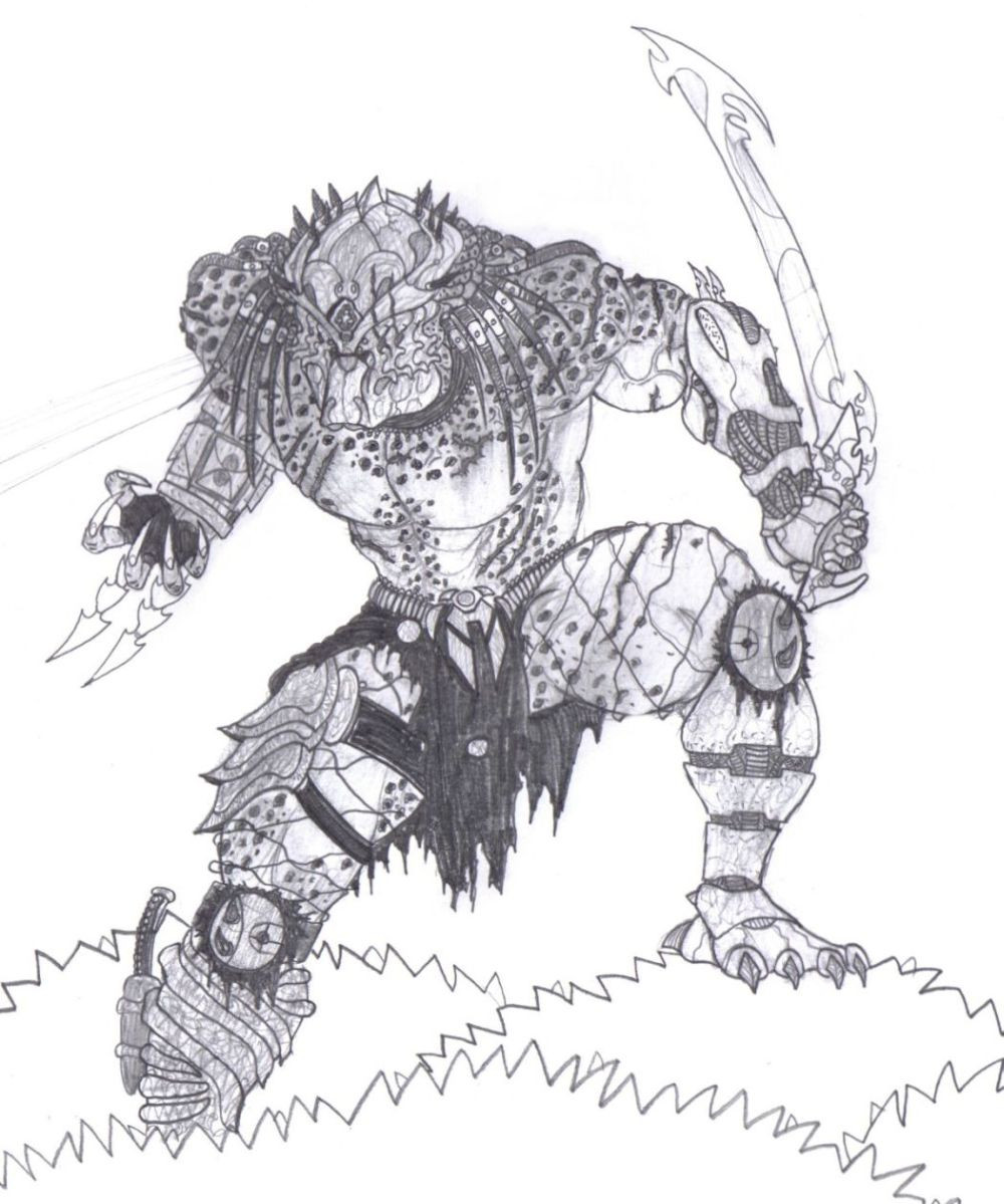 Predator Coloring Pages
 Bender1988 AvPGalaxy s Gallery
