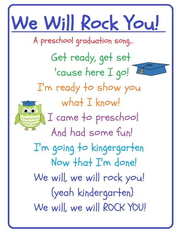 Prek Graduation Quotes
 Kindergarten graduation Poems