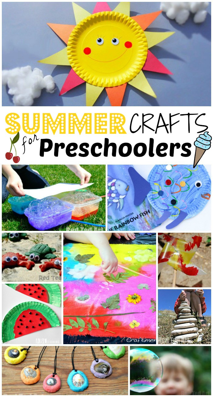 Preschool Arts And Crafts
 47 Summer Crafts for Preschoolers to Make this Summer