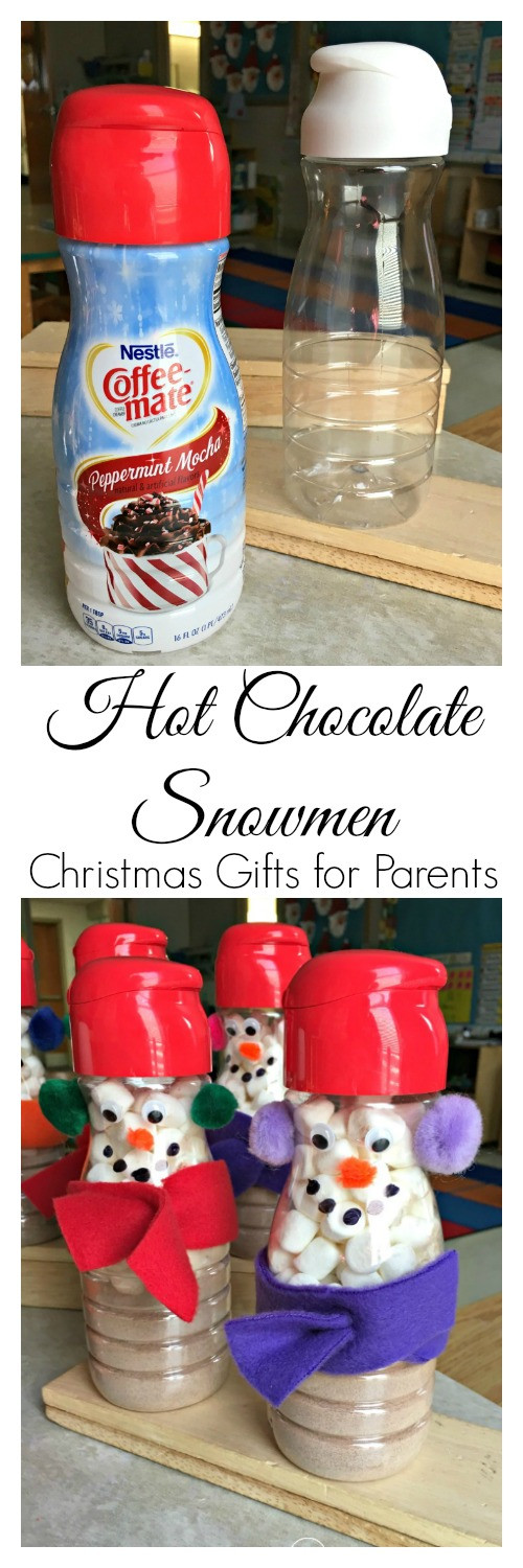 Preschool Christmas Gift Ideas
 Christmas Gifts for Parents Coffee Creamer Snowmen
