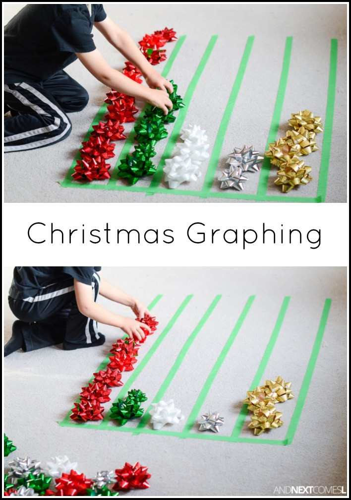 Preschool Christmas Gift Ideas
 Christmas Math Activity Graphing with Gift Bows